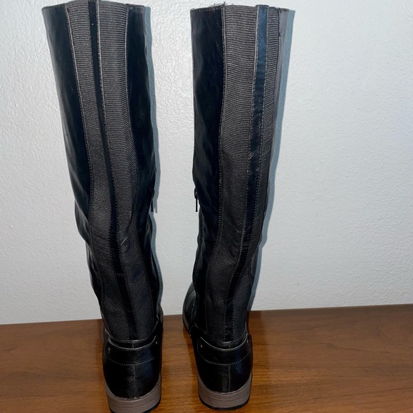 Bamboo Montage Black Riding Boots Women’s size 8 New in Box - Picture 3 of 7
